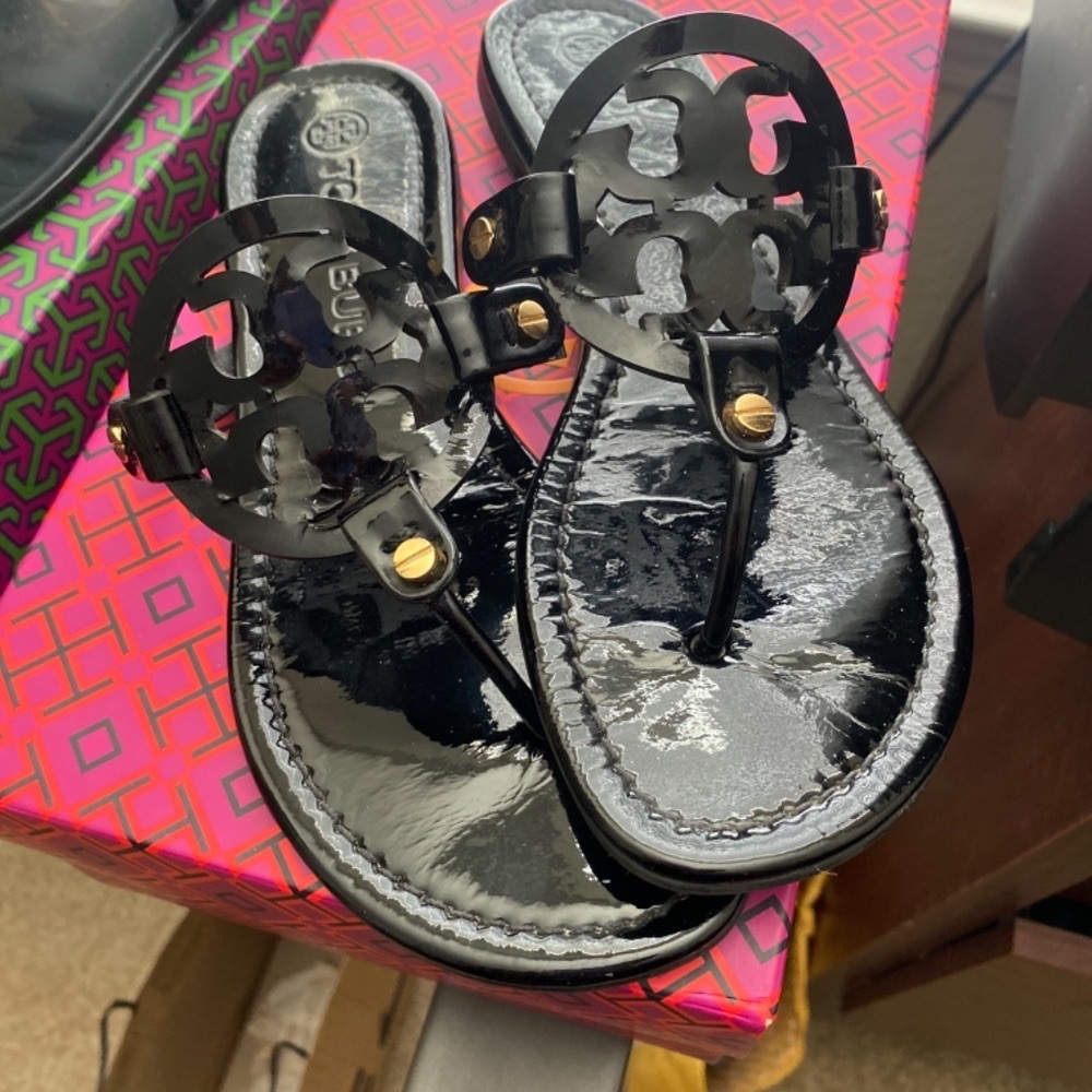 Black Tory Burch Miller Sandal